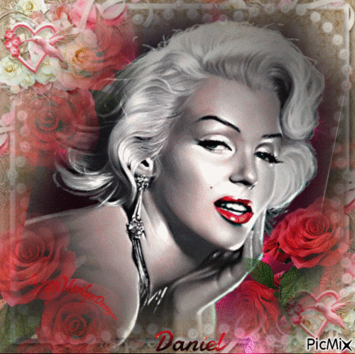 Marilyn est l'éternel rétro - Nemokamas animacinis gif