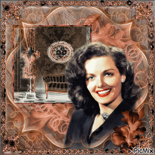 Jane Russell, Actrice américaine - 免费动画 GIF