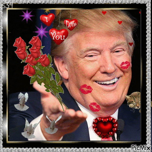 Donal Trump - GIF animado grátis