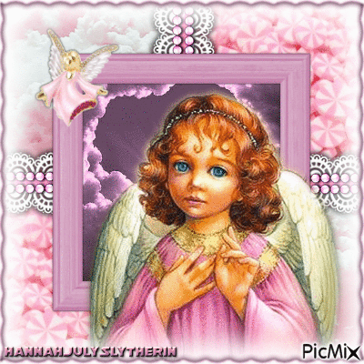 {Pretty Angel in Pink} - Ücretsiz animasyonlu GIF
