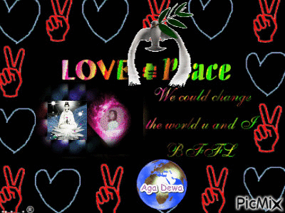 Love Piece - GIF animasi gratis