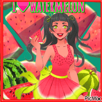 watermelon - GIF animate gratis