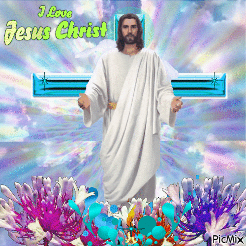 J Love Jesus Christ - Бесплатный анимированный гифка