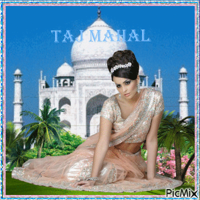 Taj Mahal - Zdarma animovaný GIF