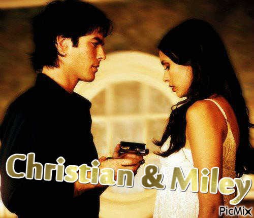 Christian & Miley - PNG gratuit