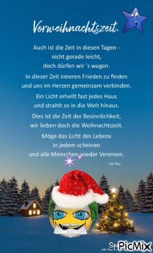 Vorweihnachtszeit- Spruch. ❄️☃️ - ücretsiz png