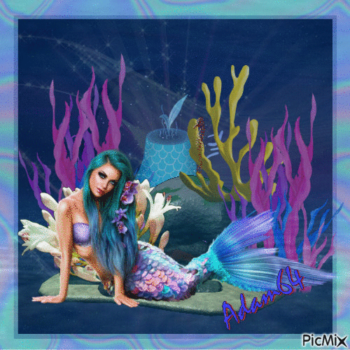 Holographic Mermaid contest - Бесплатни анимирани ГИФ