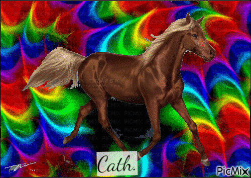 le cheval - 無料のアニメーション GIF