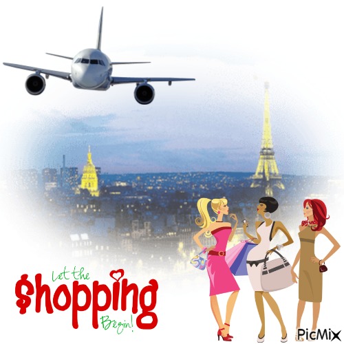 Let The Shopping Begin Its Summertime - Free PNG