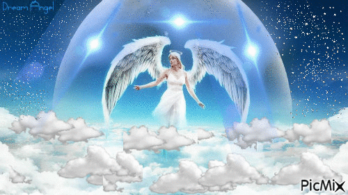 Angel in the Sky - GIF animé gratuit