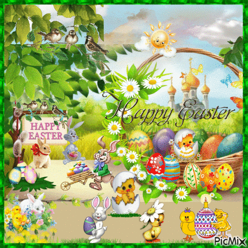 Happy Easter. - Бесплатни анимирани ГИФ