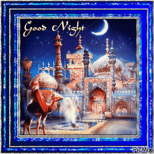 Good Night Orient - GIF animate gratis