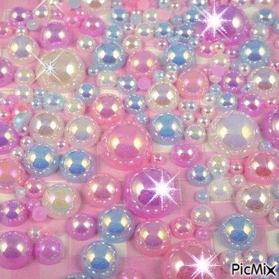 iridescent pearls - Darmowy animowany GIF