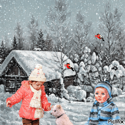 Winter. - Бесплатни анимирани ГИФ