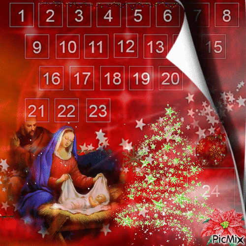 Calendario de Adviento - Ingyenes animált GIF