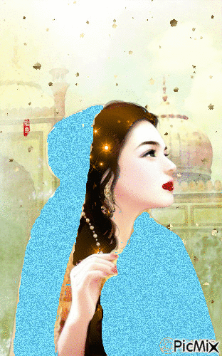 Восточная девушка - 無料のアニメーション GIF