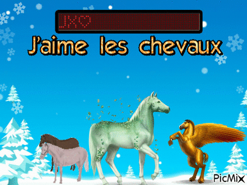 chevaux - Free animated GIF
