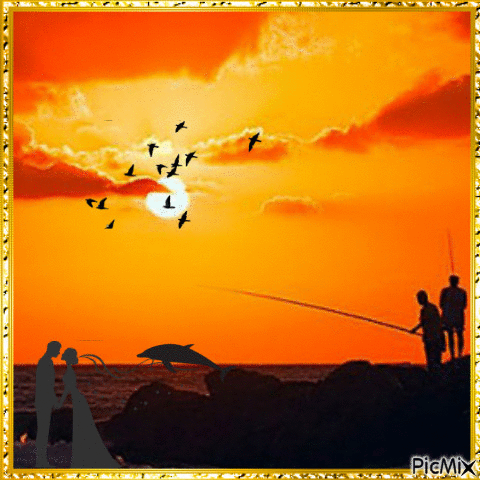 Coucher de Soleil - Free animated GIF