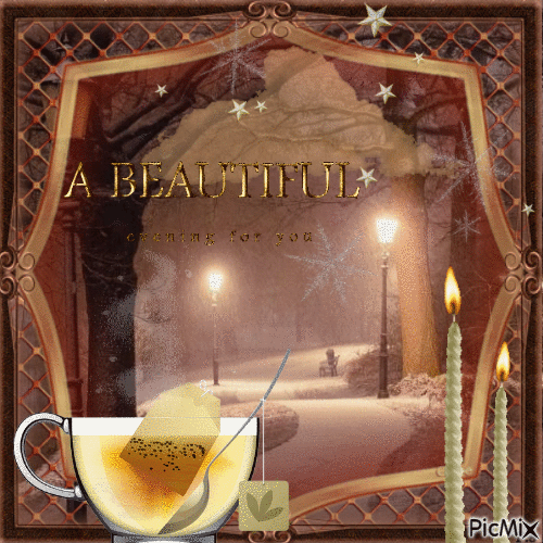 A Beautiful Evening for You - GIF animate gratis