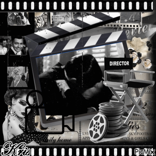 vieux cinéma 🌹🌼 - Δωρεάν κινούμενο GIF