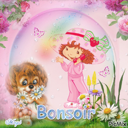 Bonsoir - Bezmaksas animēts GIF