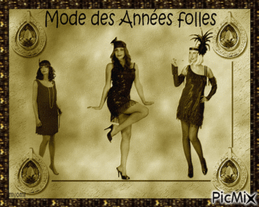 Mode des annees folles - Zdarma animovaný GIF
