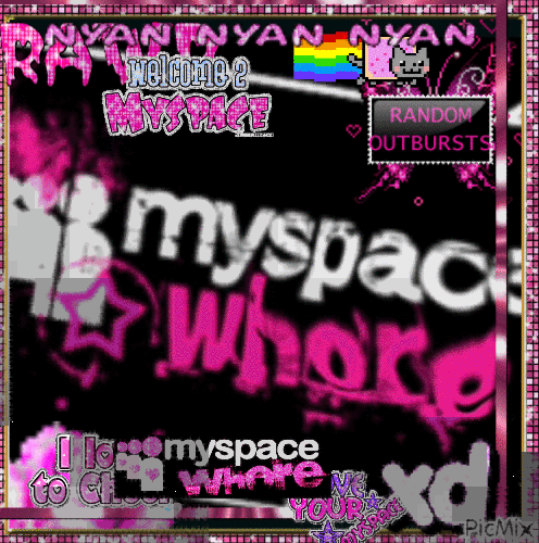 MYSPACE WHORE! XD - Безплатен анимиран GIF