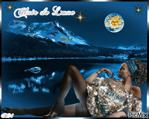 Clair de Lune - Бесплатный анимированный гифка