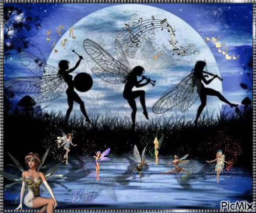 Fairy music - Ingyenes animált GIF