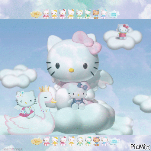 Hello Kitty - Gratis animerad GIF