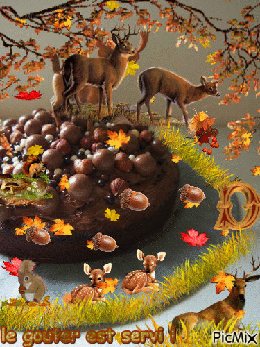 un goûter d automne - Ingyenes animált GIF
