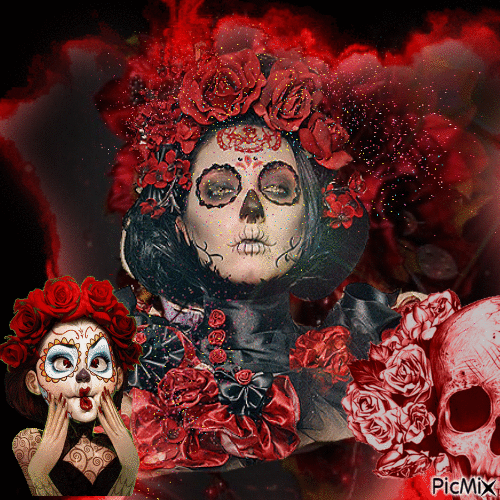 Madame Skull - Besplatni animirani GIF