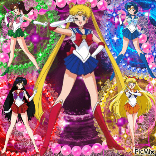 Sailor Moon 🌸💕✨✨ - Бесплатный анимированный гифка