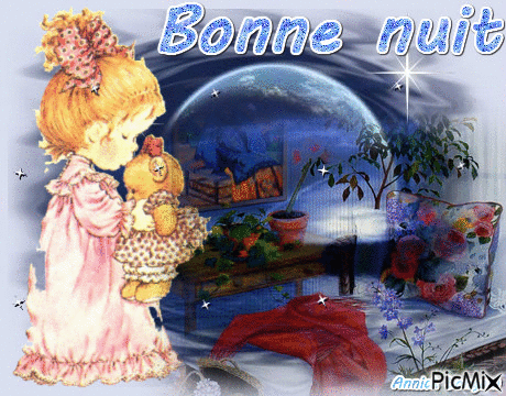 Bonne nuit 7 - Бесплатный анимированный гифка