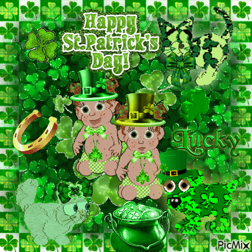 St. Patrick's Day - Babyz or Petz - Bezmaksas animēts GIF