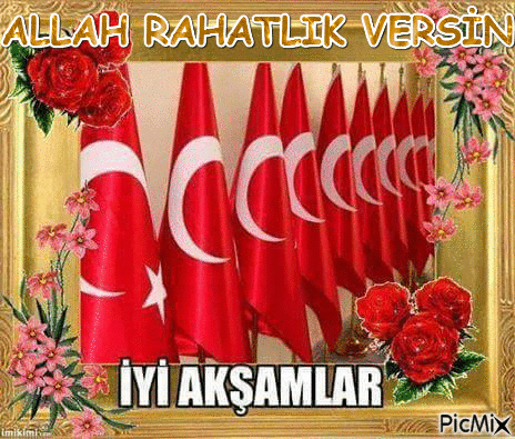 İYİ AKŞAMLAR - Бесплатный анимированный гифка