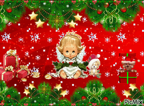 We wish you a Merry Christmas. - GIF animasi gratis