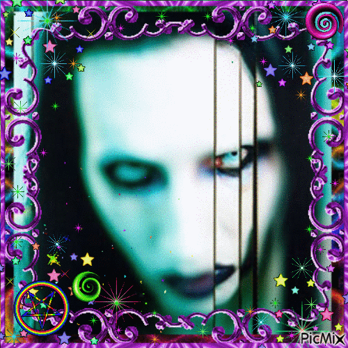 Marilyn Manson 2 - Бесплатни анимирани ГИФ