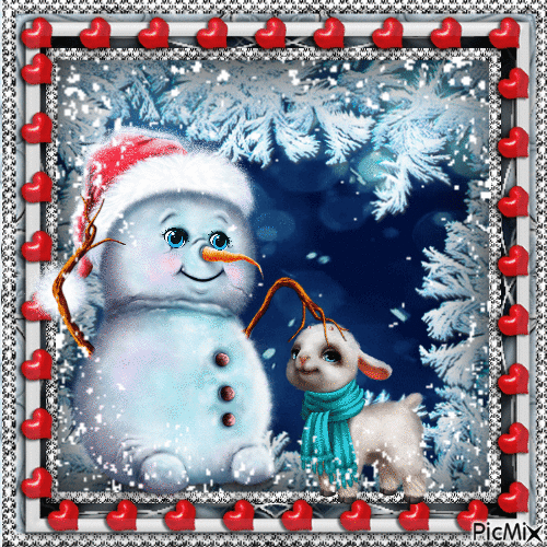 Happy New Year and Merry Christmas ❣️ - Безплатен анимиран GIF