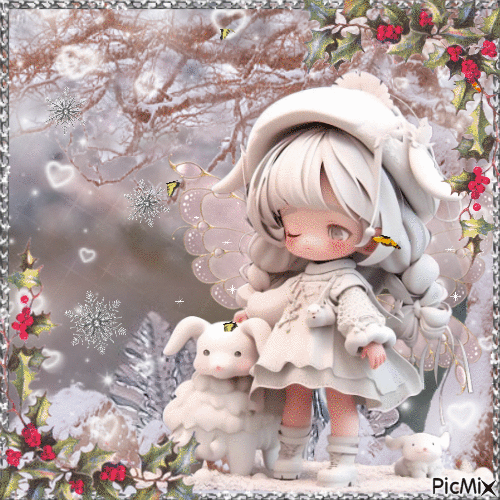 petit winter fairy - Бесплатный анимированный гифка