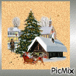 Vianočný pozdrav - 無料のアニメーション GIF