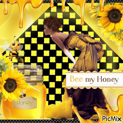 bee my honey - GIF เคลื่อนไหวฟรี