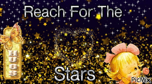 Reach For The Stars - Zdarma animovaný GIF