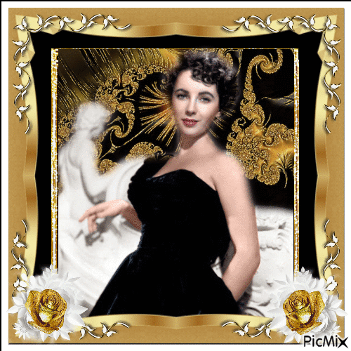 Elizabeth Taylor, Actrice britannique - Free animated GIF