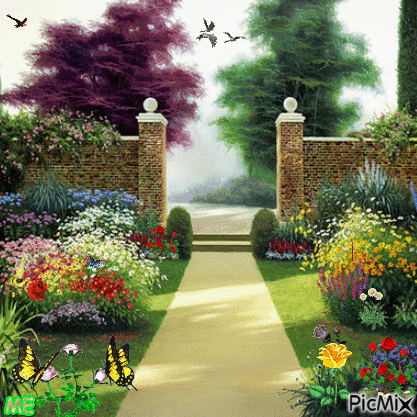 Garden - Безплатен анимиран GIF