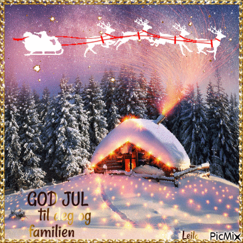 Merry Christmas to You and the Family 4 - GIF animé gratuit