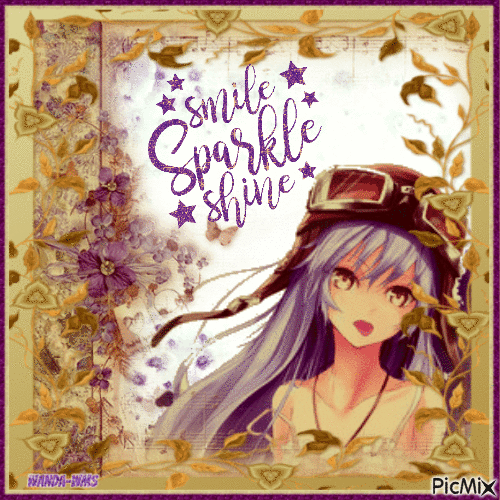 Smile sparkle shine - Бесплатный анимированный гифка