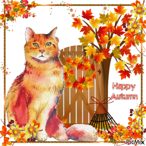 Happy Autumn - Nemokamas animacinis gif