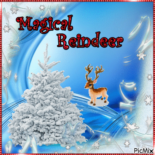 Reindeer - GIF animado grátis