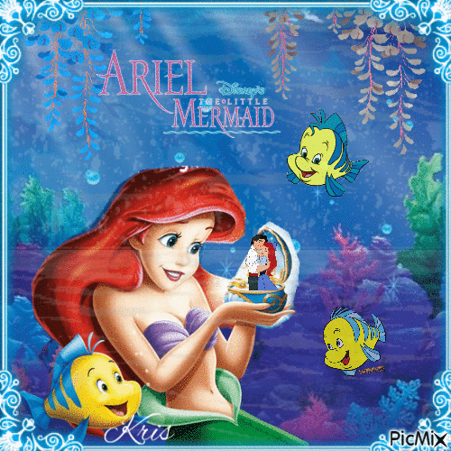 Ariel - Animovaný GIF zadarmo